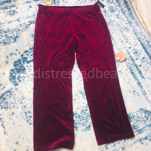 KAREN SCOTT | NWT | Velour PullOn Pants - Picture 12 of 14